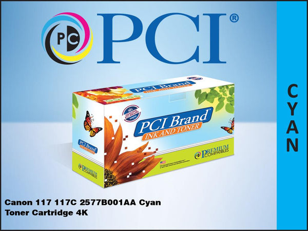 PCI Brand Canon 2577B001AA Cartridge 117 Yellow Toner Cartridge 4K Yield