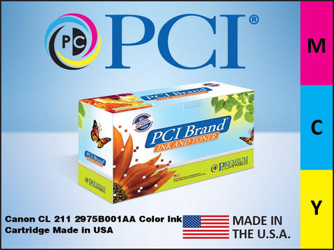 PCI Brand Canon CL-211 Color Inkjet Cartridge