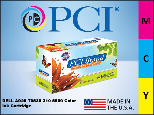 PCI Brand Dell 310-4143 C894T, FN178 Tri-Color Inkjet Cartridge 275 Page Yield