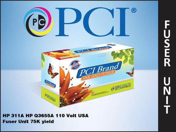 PCI Brand HP Q3655A Black Fuser Kit  75K Yield