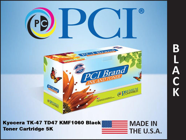 PCI Brand Kyocera TK-47 TK47 Black Toner Cartridge 5K Yield