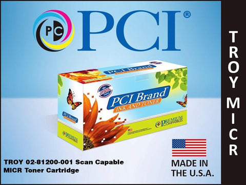 PCI Brand Troy 281200001 Scan Capable MICR Toner Cartridge 13K Yield
