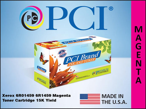 PCI Brand Xerox 6R01460 Cyan Toner Cartridge 15K Yield