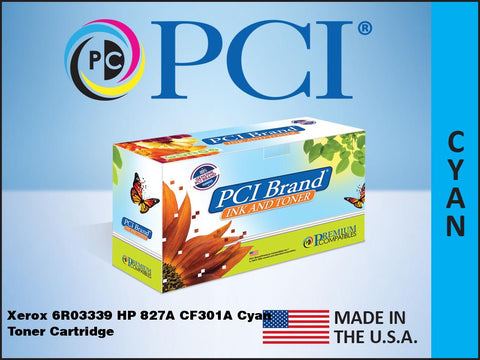 PCI Brand Xerox 6R03340 HP 827A CF302A Yellow Toner Cartridge 32K Yield