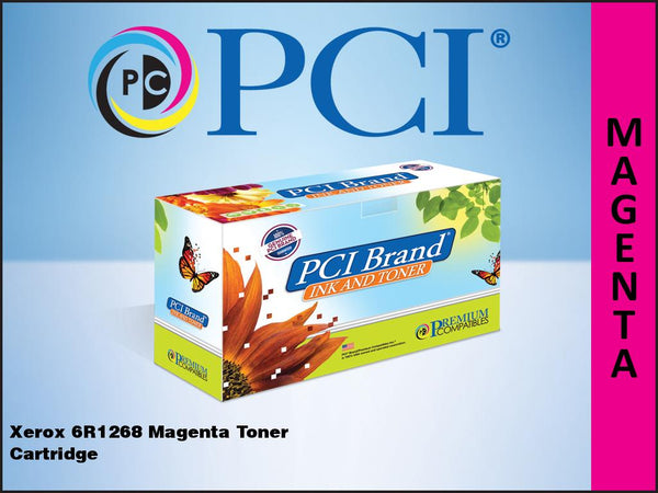 PCI Brand Xerox 6R1269 Cyan Toner Cartridge 8K Yield